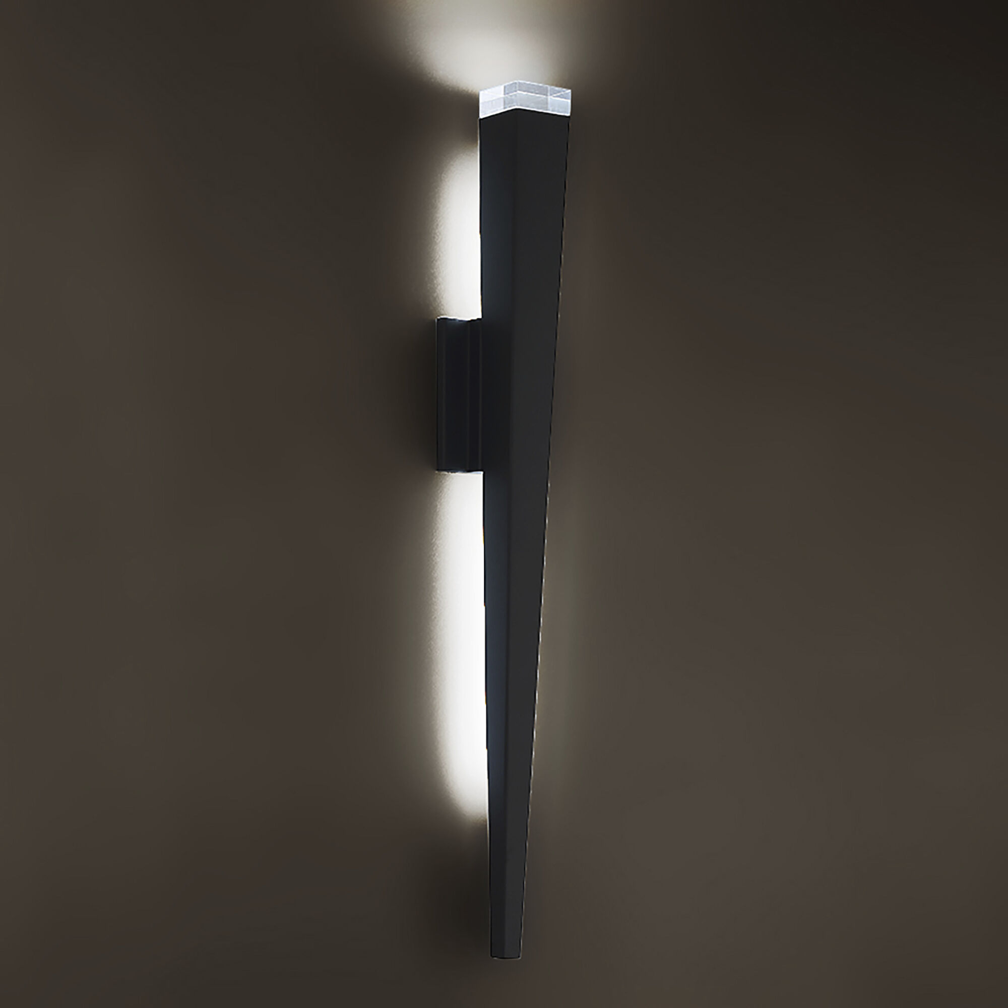 Staff LED 32 inch Black Outdoor Wall Light in 32in.