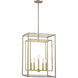 Berlin 5 Light 16.5 inch Argentum and Gold Pendant Ceiling Light