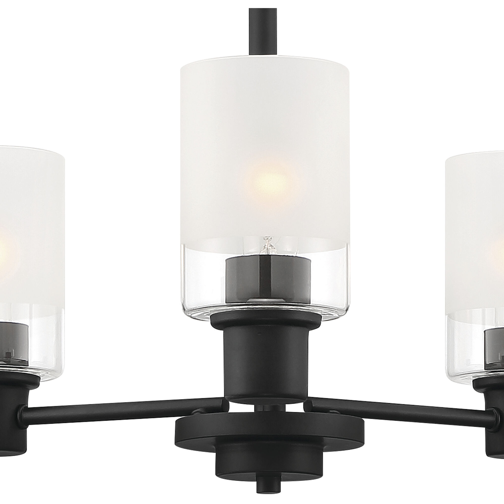 Cedar Lane 3 Light 20 inch Matte Black Chandelier Ceiling Light