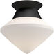 Alora Mood Nora 1 Light 8 inch Matte Black Flush Mount Ceiling Light
