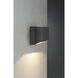 Eclipse 1 Light 7.1 inch Anthracite LED Wall Sconce Wall Light