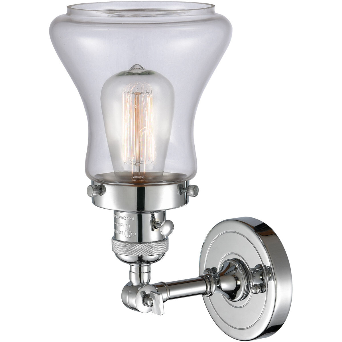 Franklin Restoration Bellmont LED 6.5 inch Polished Chrome Sconce Wall Light, Franklin Restoration