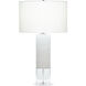 Bermuda 31 inch 150.00 watt Off-White Matte Table Lamp Portable Light, Finely Ribbed Surface