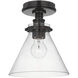 Chapman & Myers Parkington LED 8.5 inch Bronze Conical Flush Mount Ceiling Light