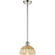 Ballston Bristol Natural II 1 Light 7.5 inch Polished Nickel Mini Pendant Ceiling Light