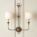 Grasscloth Off-White Tapered Chandelier Shade