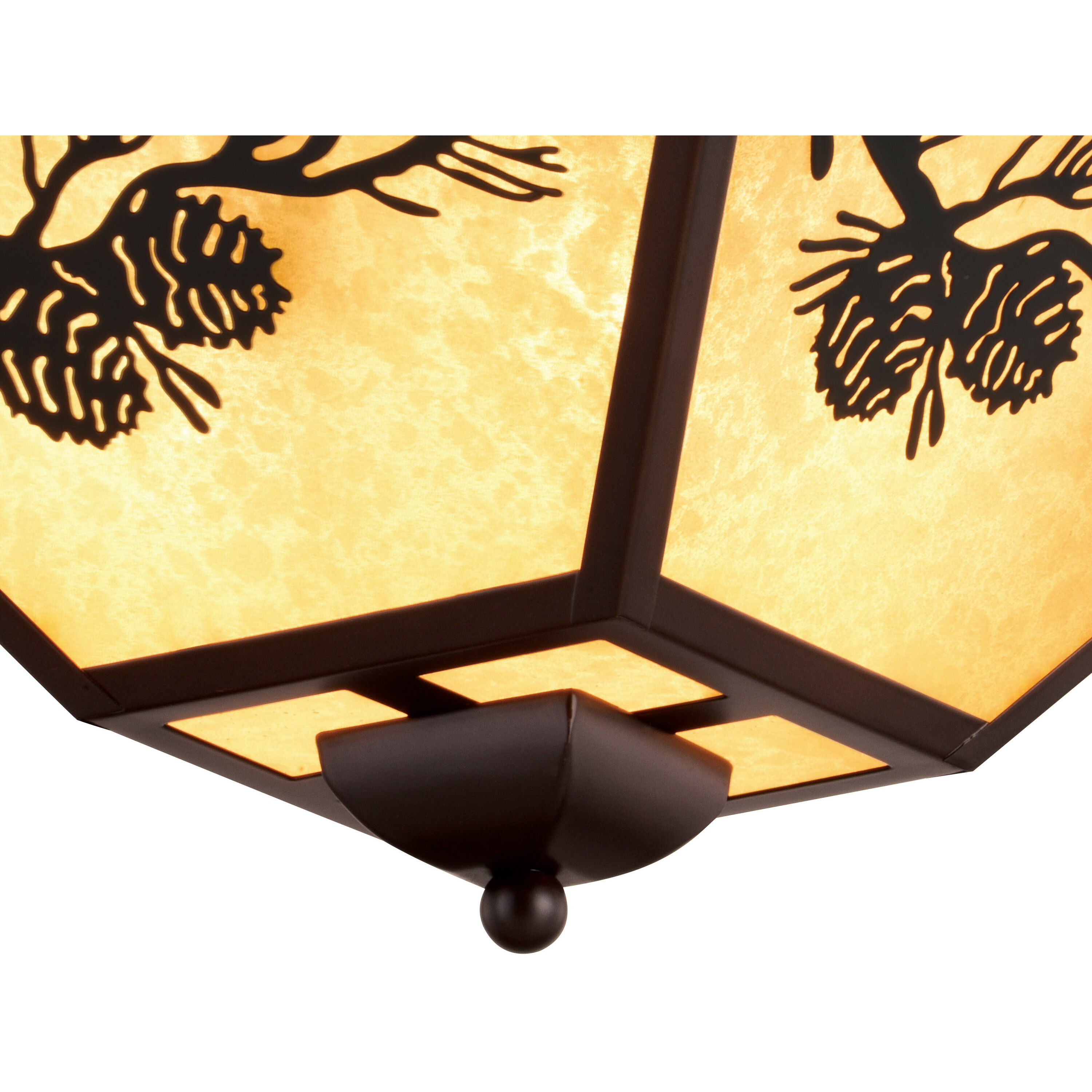 Douglas LED 14 inch Warm Bronze Outdoor Ceiling