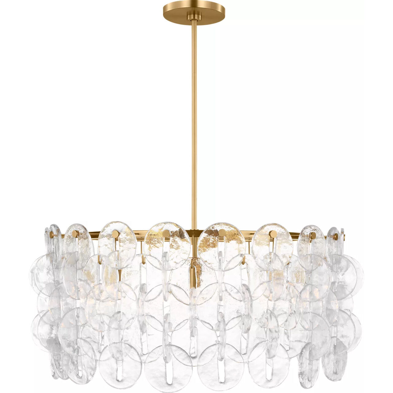 kate spade new york Candace 8 Light 32 inch Burnished Brass Chandelier Ceiling Light