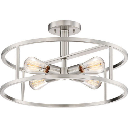 New Harbor 4 Light 18.00 inch Semi-Flush Mount