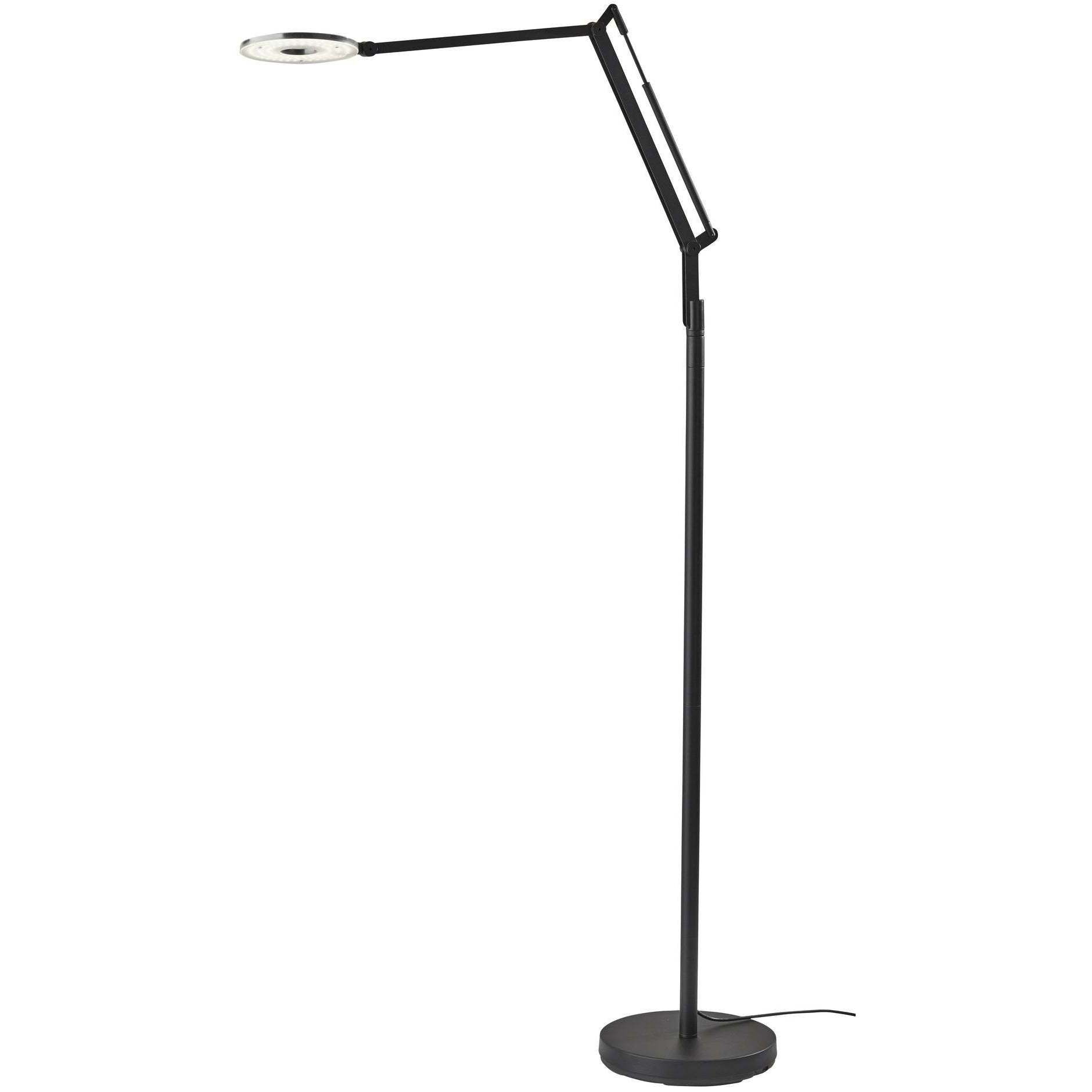 Gordon 66.5 inch 9 watt Black LED Floor Lamp Portable Light