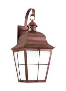 Chatham 1 Light 21 inch Weathered Copper Outdoor Wall Lantern, Large