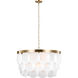 Sean Lavin Mellita 8 Light 30 inch Satin Brass Pendant Ceiling Light