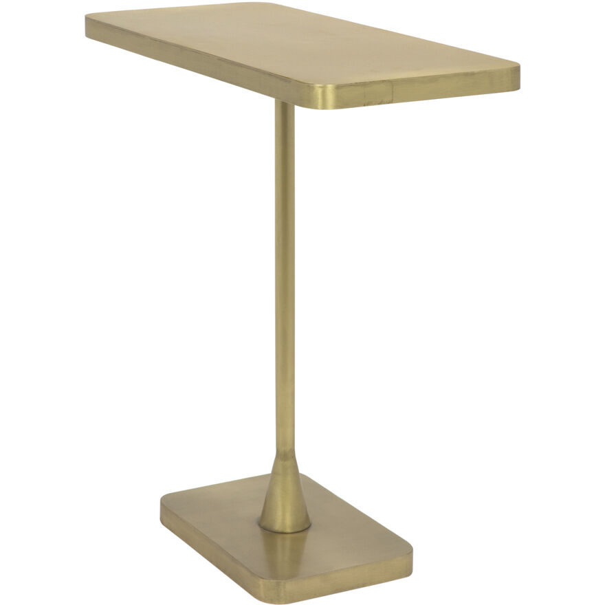 Hild 25 X 24.5 inch Antique Brass Side Table