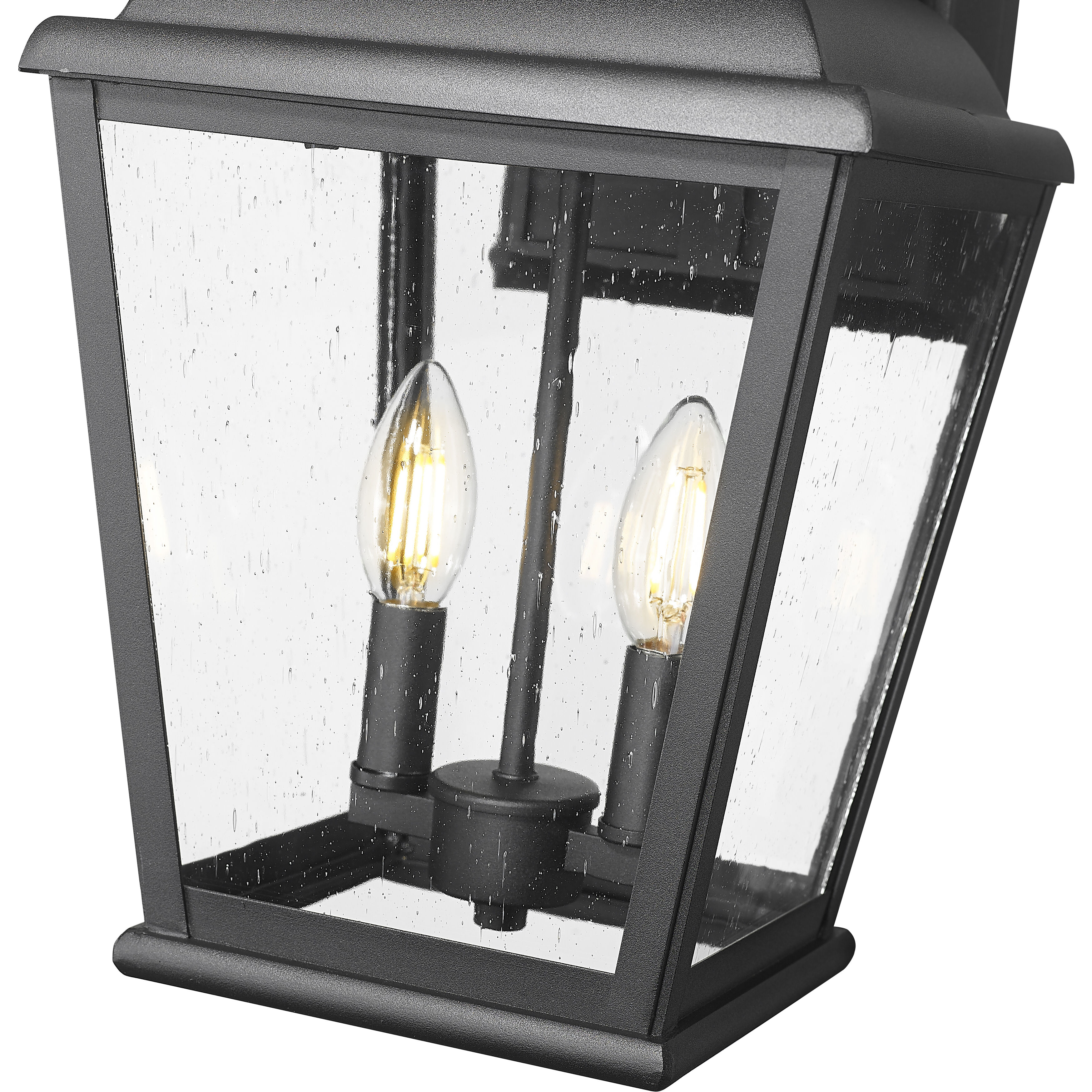 Raphael 2 Light 23.75 inch Sand Black Outdoor Wall Light in Soft Sand Black