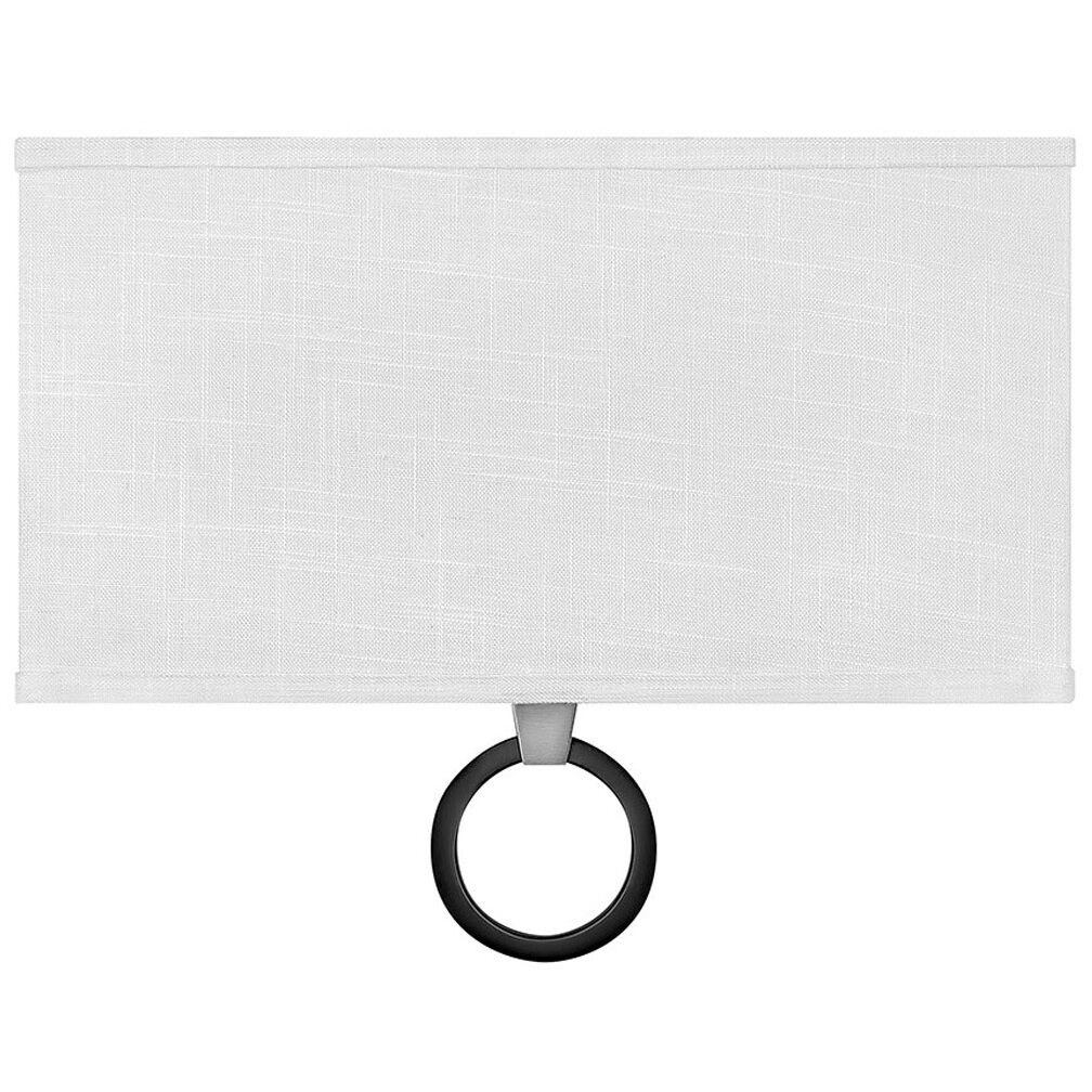 Galerie Link LED 15 inch Brushed Nickel with Black ADA Indoor Wall Sconce Wall Light