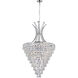 Chique 12 Light 20 inch Chrome Chandelier Ceiling Light