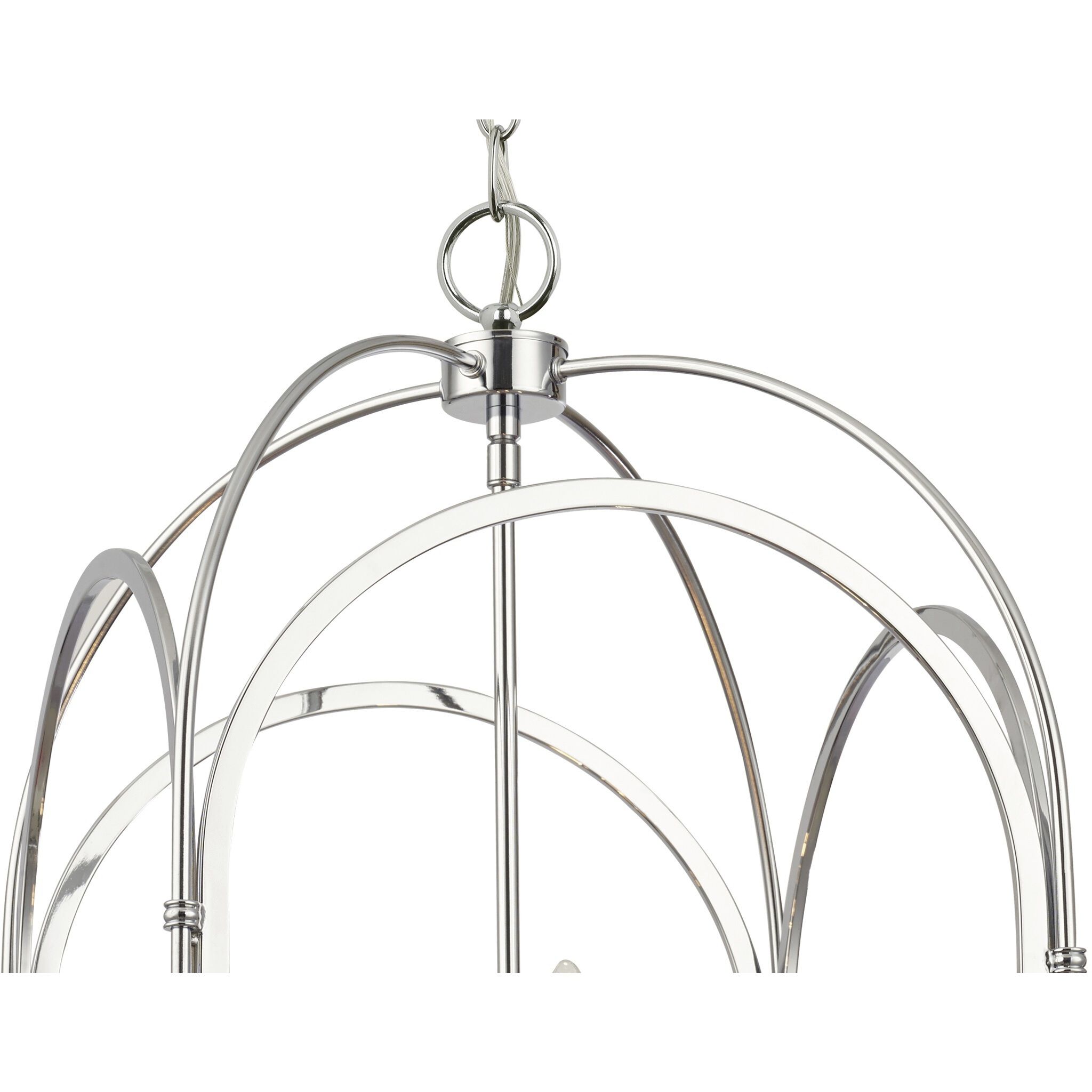 Dekalb 4 Light 14 inch Chrome Pendant Ceiling Light