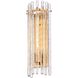 Icicles 1 Light 4.75 inch Satin Brass Sconce Wall Light