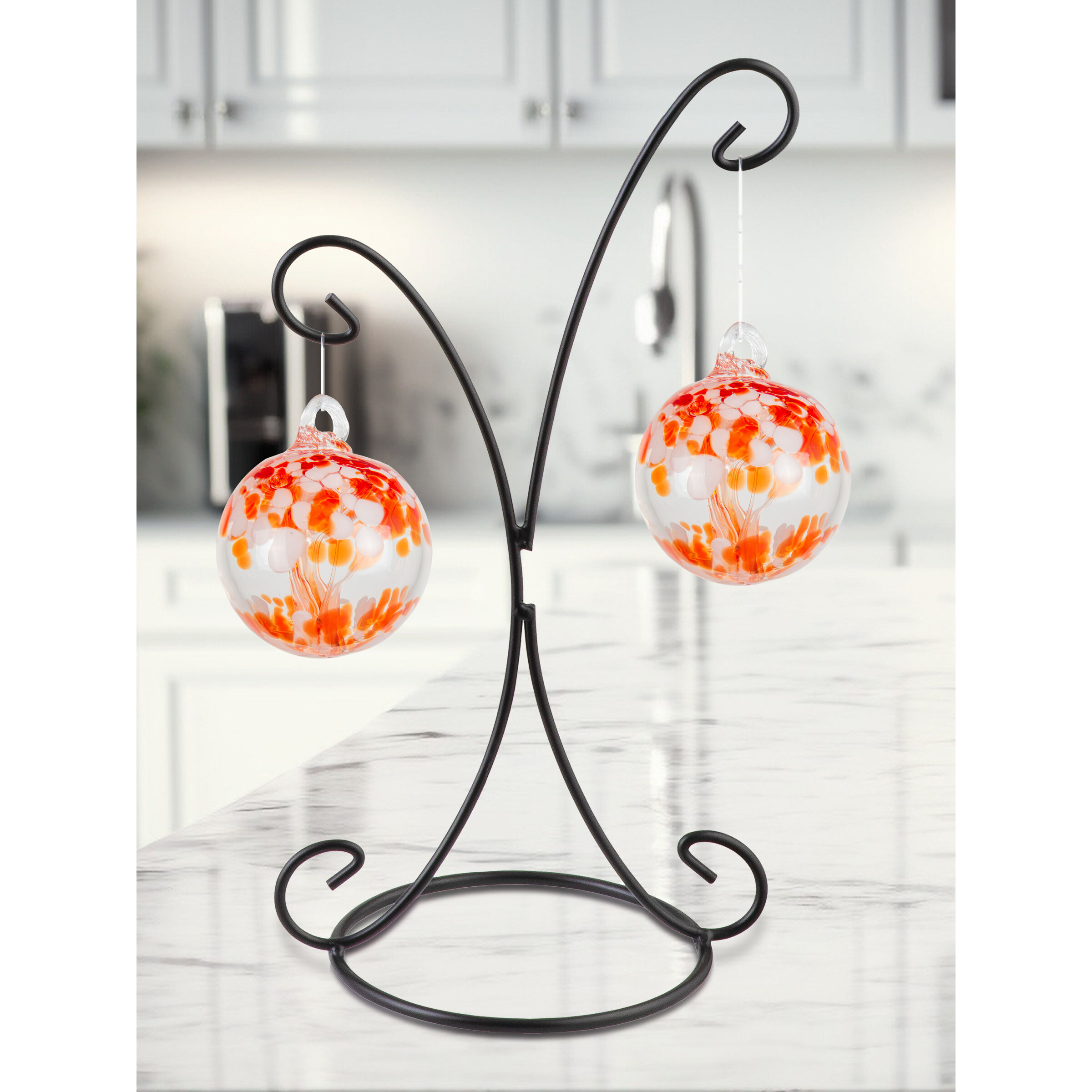 Tree Of Life Multi-color Art Glass Orb