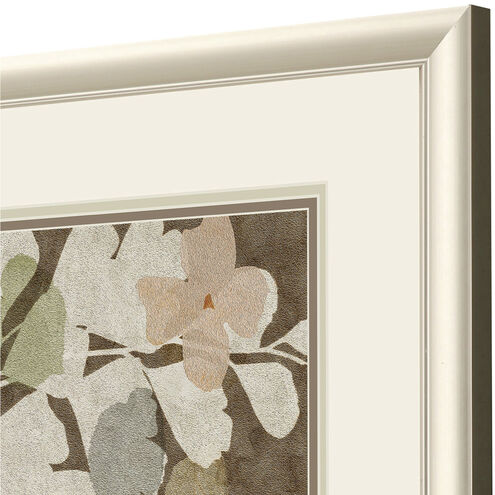 Antique Blossom Brown and Green and Neutral and Beige Framed Art