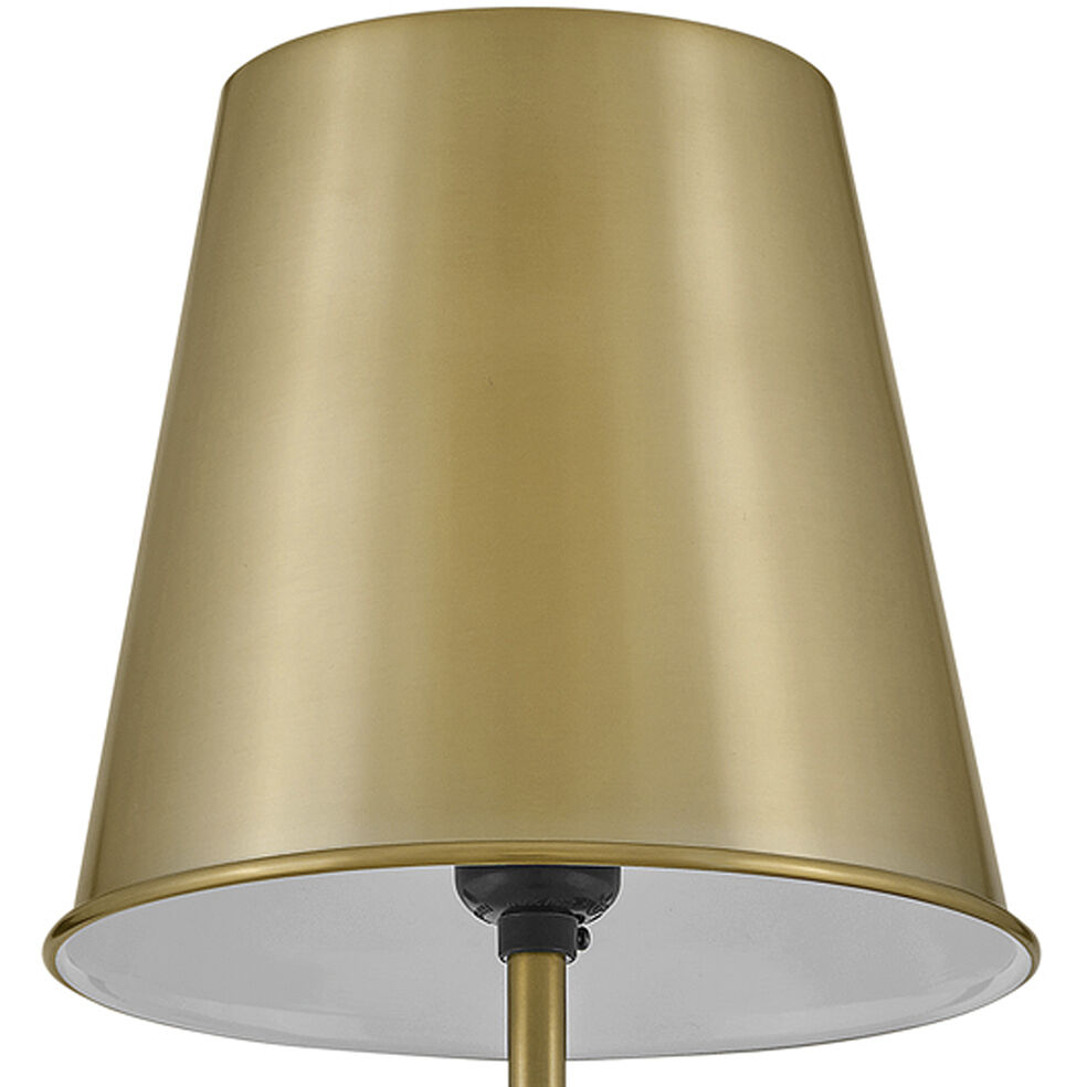 Blake LED 8 inch Lacquered Brass Sconce Wall Light