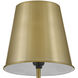 Blake LED 8 inch Lacquered Brass Sconce Wall Light