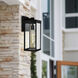 Windsor 1 Light 21 inch Black Outdoor Wall Light