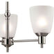 Jackson 3 Light 20 inch Brushed Nickel Chandelier Ceiling Light