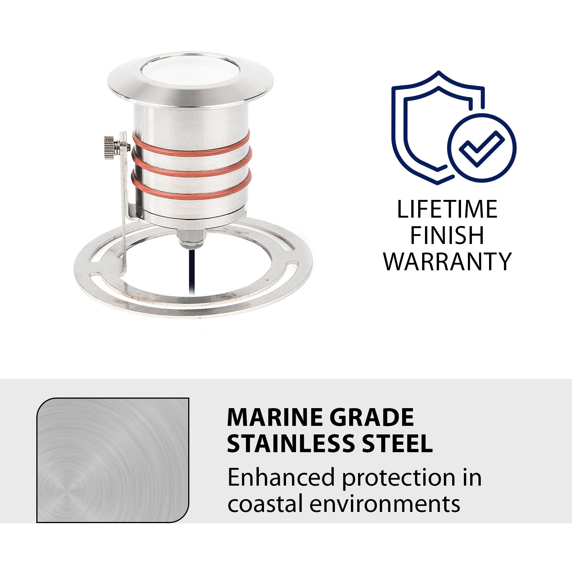 Tyler 12 4 watt Stainless Steel Path Lighting, WAC Landscape