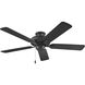Metro Wet 52 inch Matte Black Fan