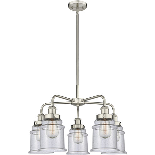 Canton 5 Light 24 inch Satin Nickel Chandelier Ceiling Light