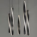 Pirouette LED 16 inch Black Multi-Light Pendant Ceiling Light