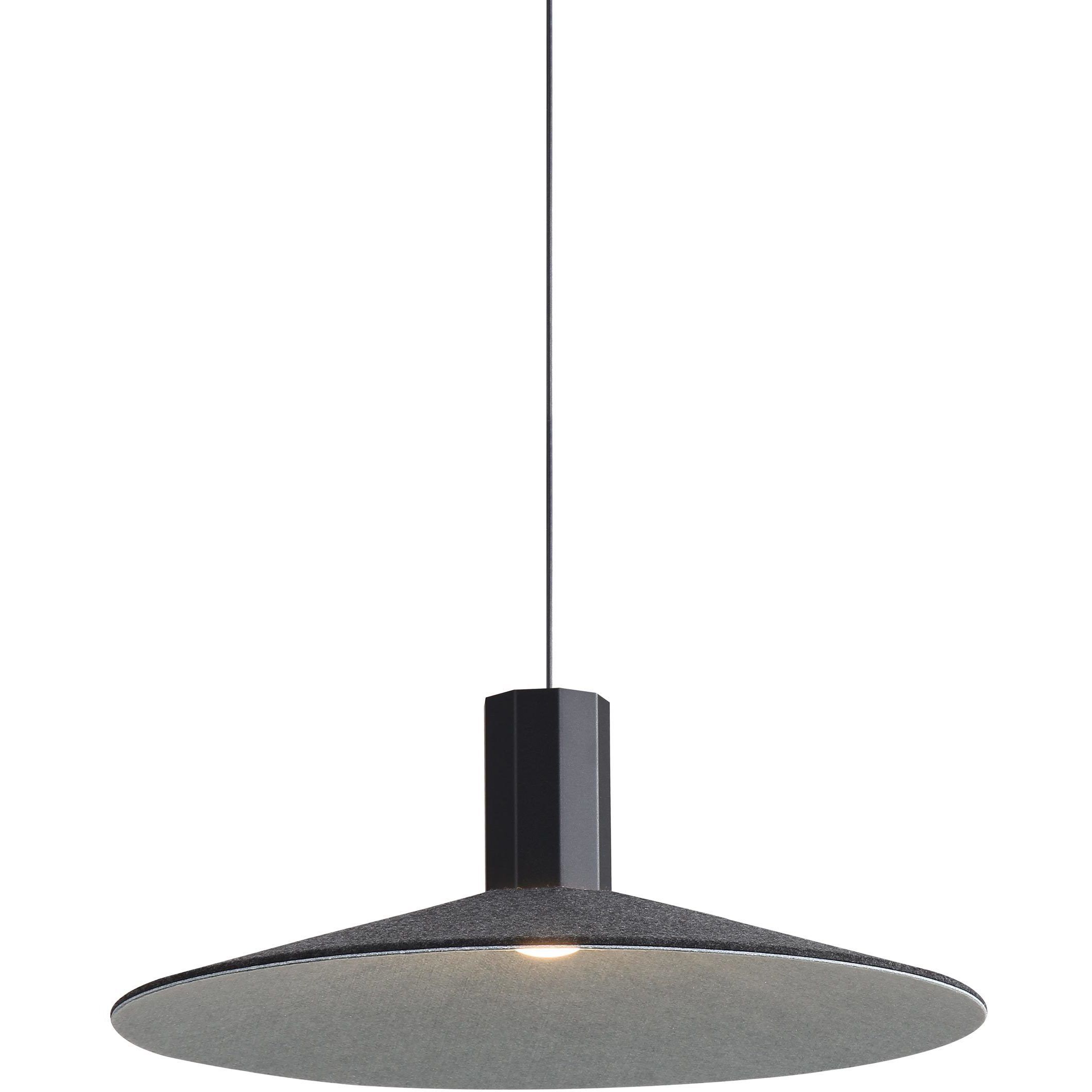 Faroe Pendant Ceiling Light in Flecked Black/Grey