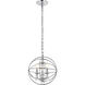 Wallace 3 Light 12 inch Chrome Pendant Ceiling Light