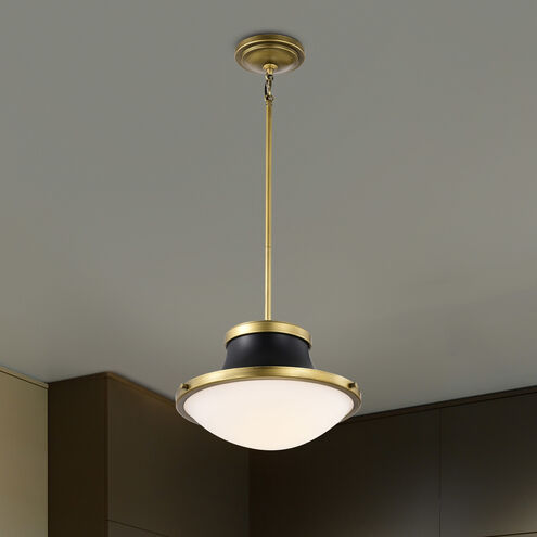 Lafayette 1 Light 14 inch Matte Black Pendant Ceiling Light