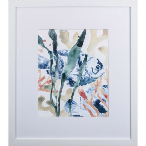 Waterside Collection Blue Framed Art