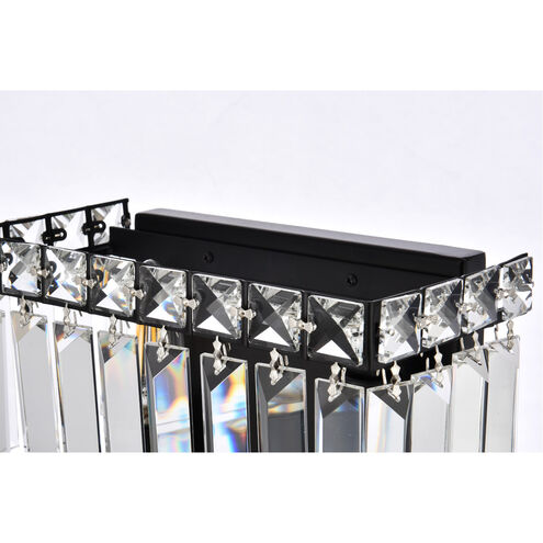 Maxime 4 Light 5 inch Black and Clear Wall Sconce Wall Light