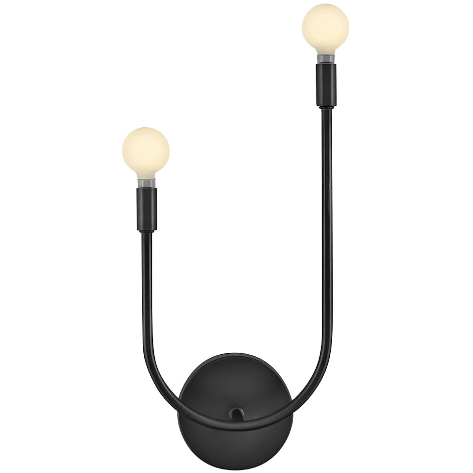 Cora Sconce Wall Light in Black