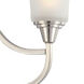 Surrey 3 Light 21.75 inch Brushed Nickel Chandelier Ceiling Light