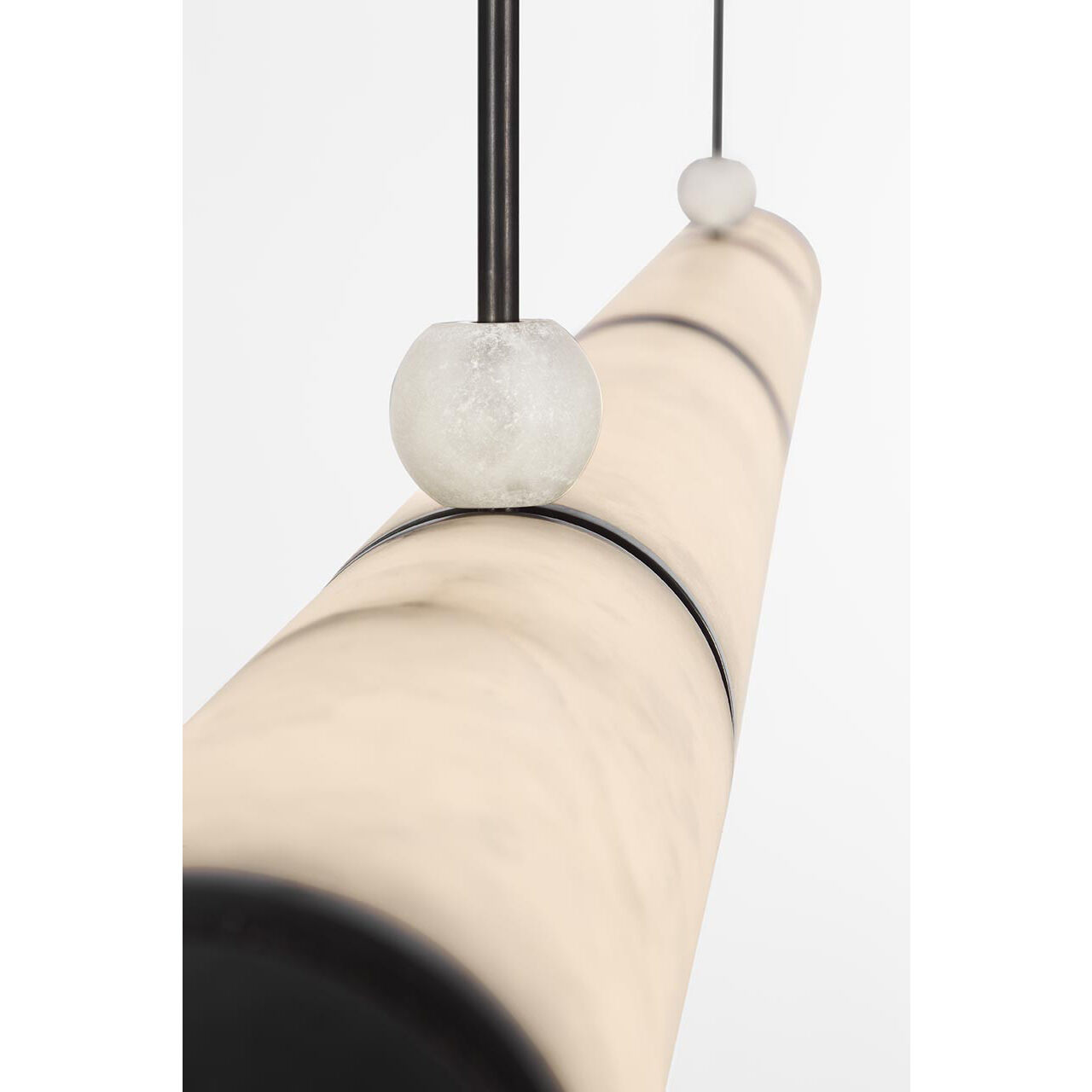 Anne-Marie Barton Marcell Linear Chandelier Ceiling Light in Bronze