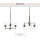 Replay 3 Light 17 inch Polished Nickel Chandelier Ceiling Light