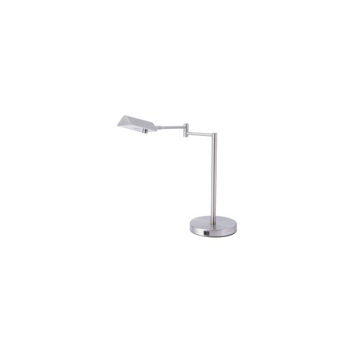 Pharma Collection 18 inch 7.00 watt Brushed Nickel Desk Lamp Portable Light