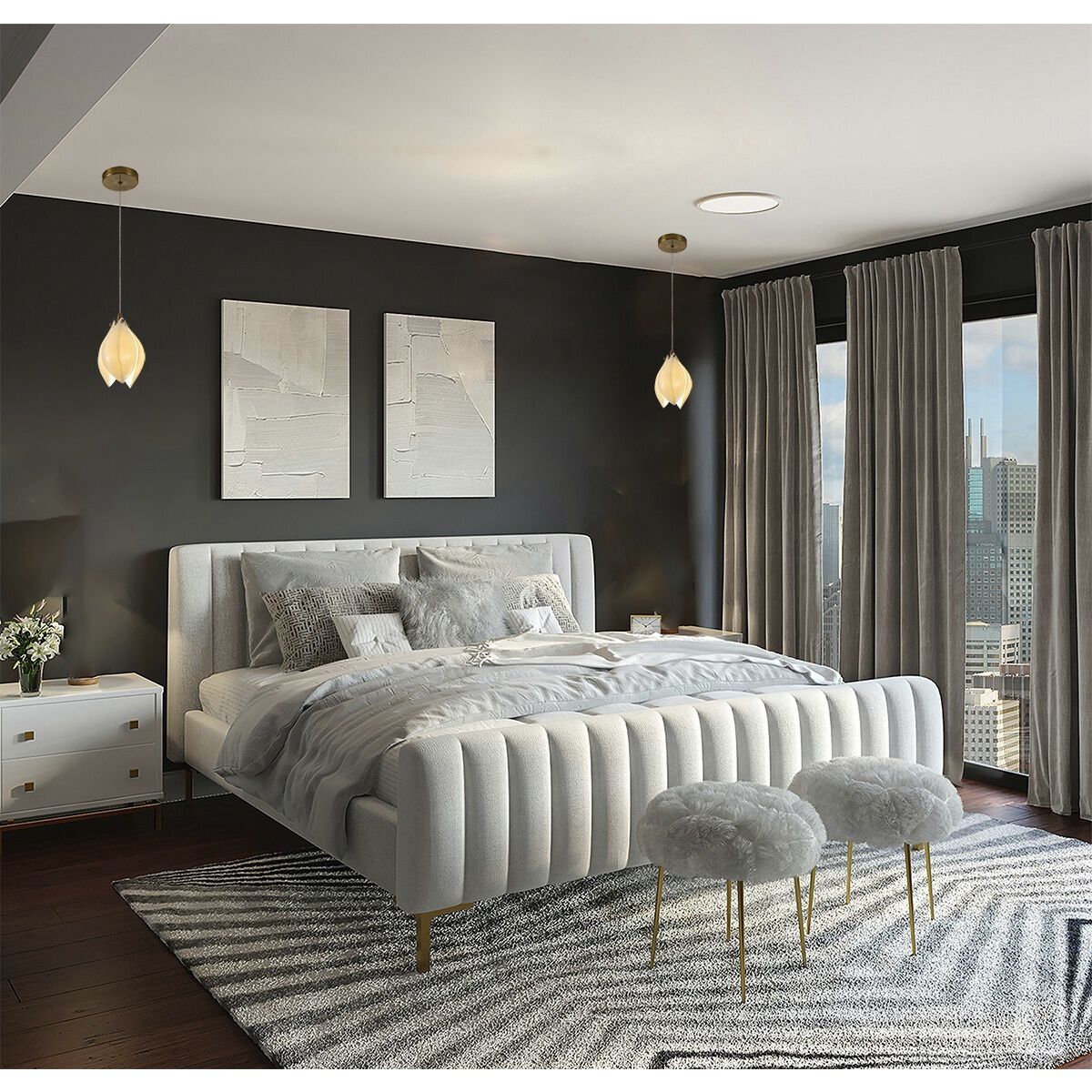 Canada Pendant Ceiling Light in Bronze