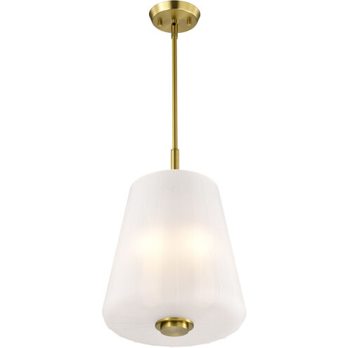 Lune 12 inch Vintage Brass Pendant Ceiling Light