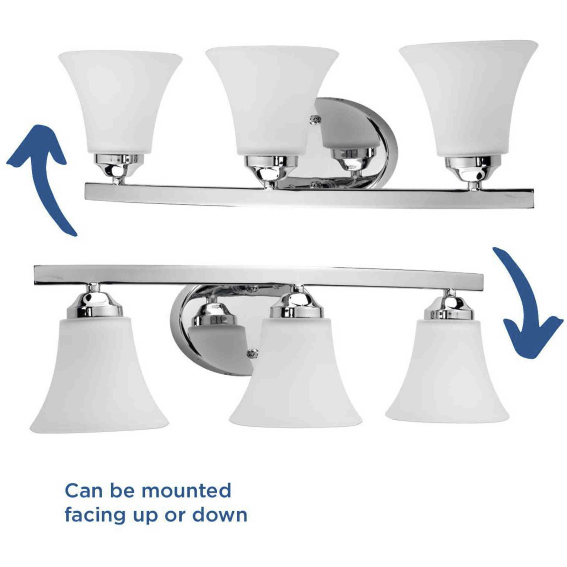 Adorn 3 Light 21.5 inch Polished Chrome Bath Vanity Wall Light