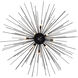 Savannah 8 Light 40 inch Black Flush Mount Ceiling Light
