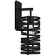 Tempest 1 Light 6.2 inch Matte Black Indoor Sconce Wall Light in Exposed Bulb