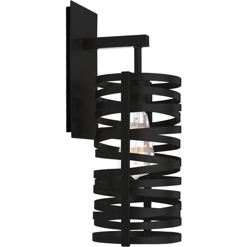 Tempest 1 Light 6.2 inch Matte Black Indoor Sconce Wall Light in Exposed Bulb
