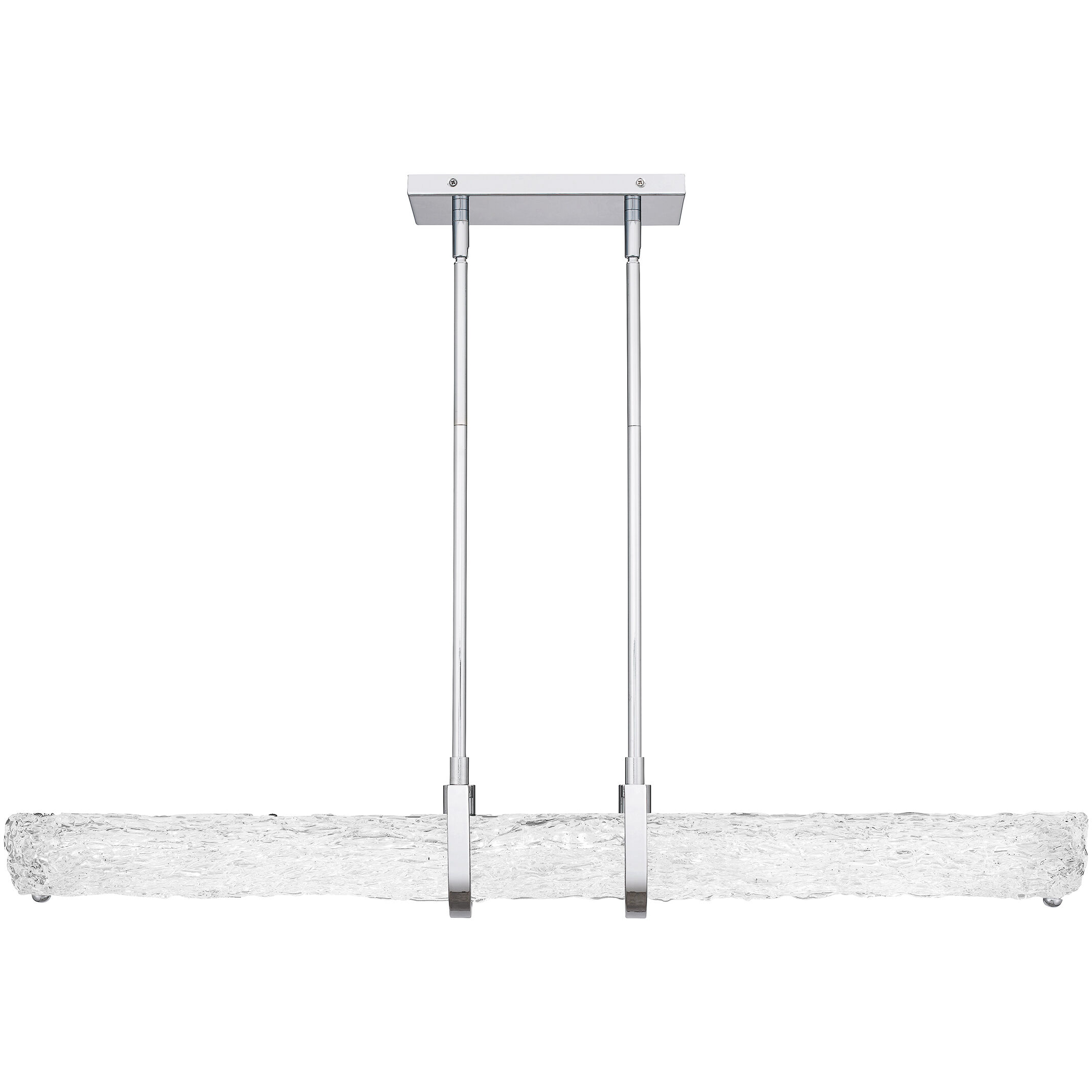 Pell 38 inch Polished Chrome Island Light Ceiling Light