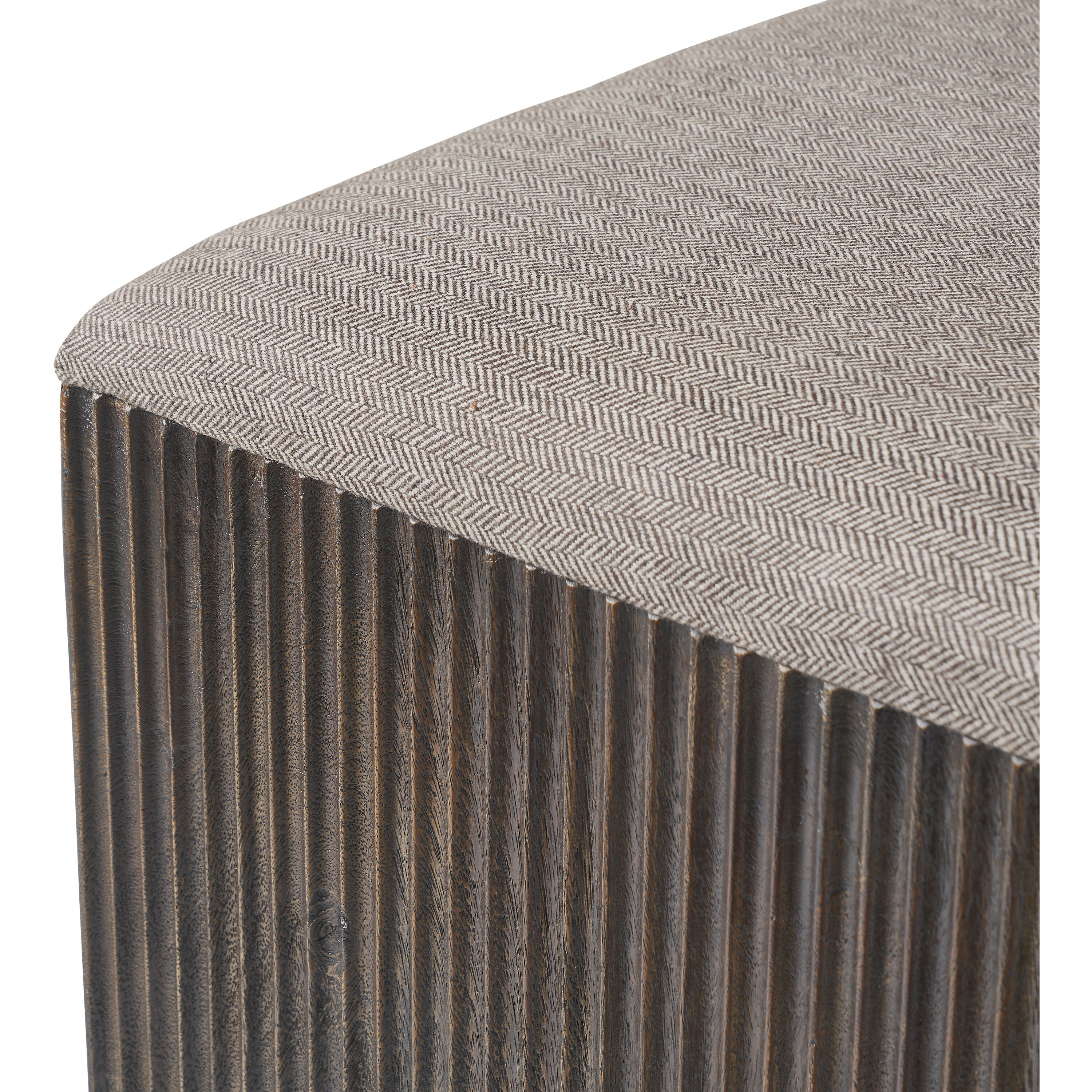 Tristan 18 inch Walnut Stool